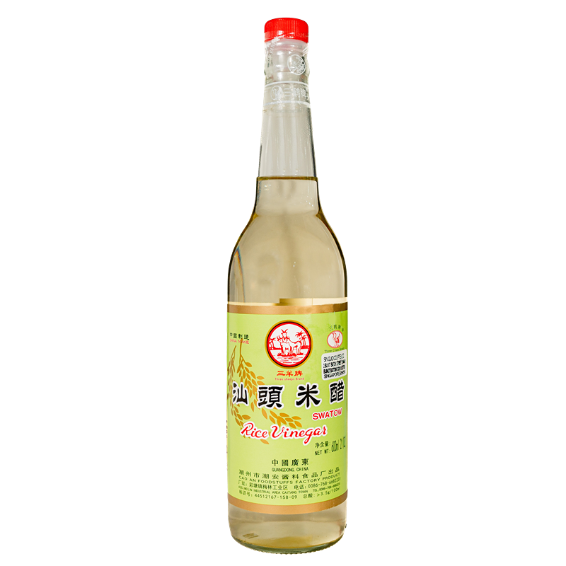 三羊白米醋<br>Three Goat White Rice Vinegar