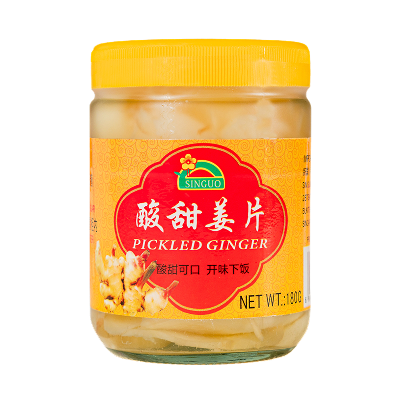 新国酸甜姜片<br>Sin Guo Pickled Ginger